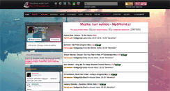 Desktop Screenshot of mp3world.lt