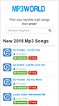 Mobile Screenshot of mp3world.info